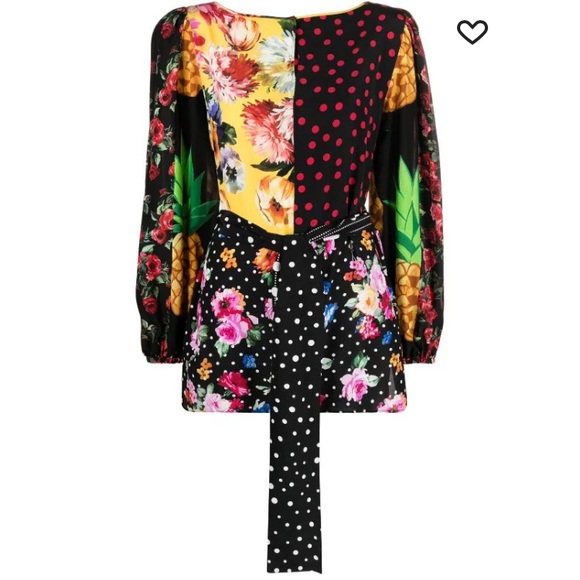 Dolce & Gabbana 46 2022 Spring Summer Fiyon Mini Dress Tunic - Picture 3 of 10